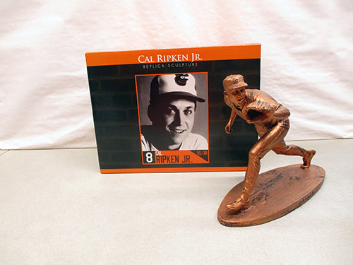 image of Cal Ripken Jr. Bronze Figurine with Box