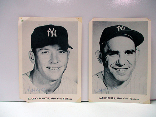 image of 1960's Mickey Mantle and Yogi Berra Picture Pack