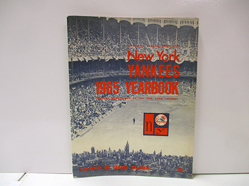 image of 1965 New York Yankees Yearbook
