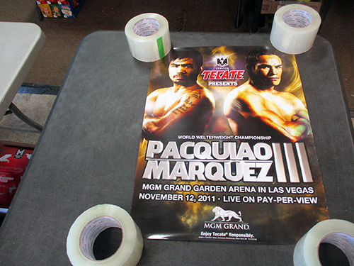 image of Pacquiao vs. Marquez III Fight Poster, 2011