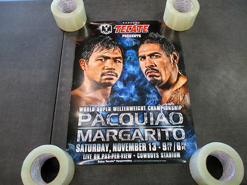 image of Pacquiao vs. Margarito Boxing Event Poster
