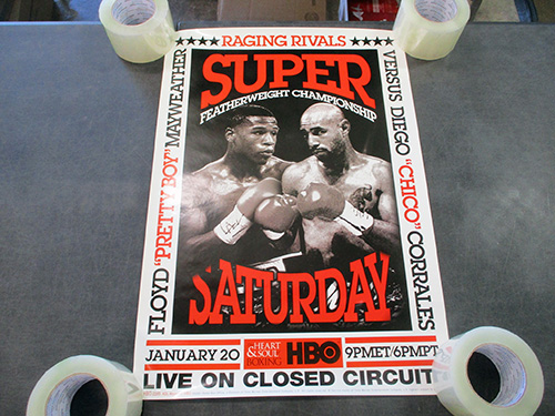 image of Floyd Mayweather vs Diego Corrales Fight Poster