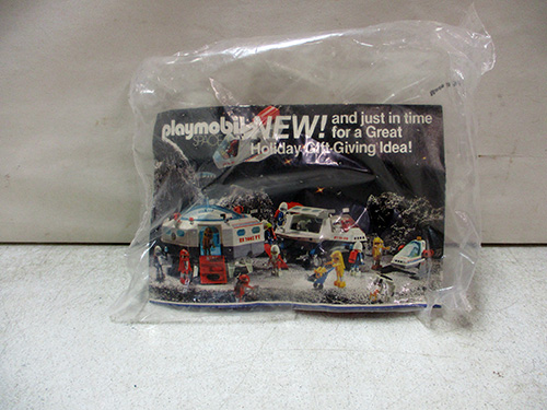 image of 1982 McDonalds Happy Meal Playmobil Emergency Rescue Set Advertisement