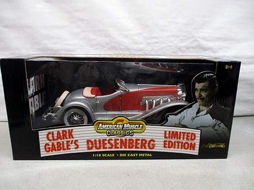 image of Clark Gable's Duesenberg Die-Cast Model Car 1:18 Scale