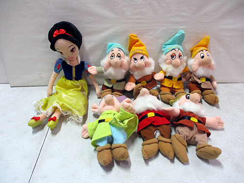 image of Snow White and Seven Dwarfs Plush Toys