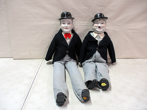 image of Laurel and Hardy Porcelain Dolls
