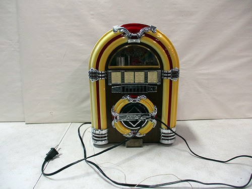 image of Retro-Style Tabletop Jukebox Replica
