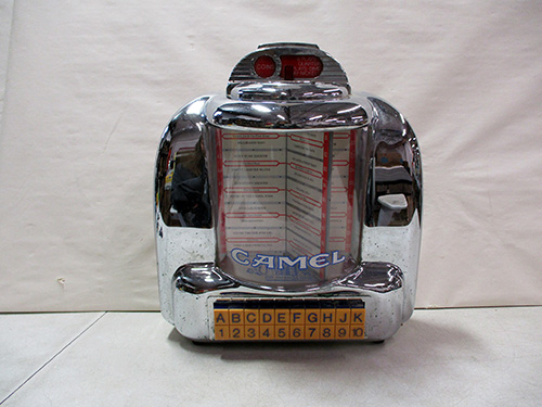 image of Camel Branded Chrome Jukebox Wall Box