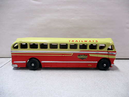 image of Greyhound Trailways Toy Bus Model