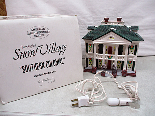 image of Department 56 Snow Village Southern Colonial