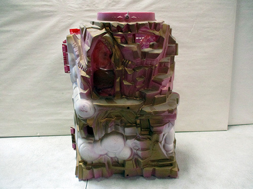 image of She-Ra Princess of Power Pink and Gold Plastic Castle Toy