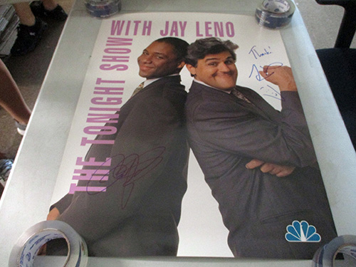 image of Autographed 'Tonight Show with Jay Leno' Poster