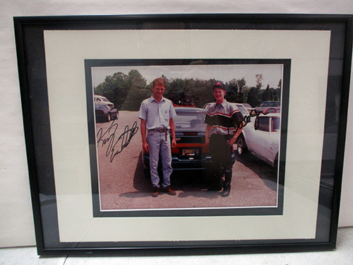 image of Dale Earnhardt Jr and Kerry Earnhardt signed 8x10 photo