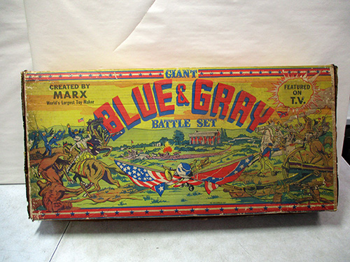 image of Marx Giant Blue & Gray Battle Set