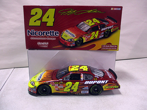 image of Jeff Gordon #24 Dupont Nicorette 1:24 Scale Diecast Car