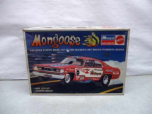 image of Monogram 1/24 Scale Model Kit Mongoose Hot Wheels Plymouth