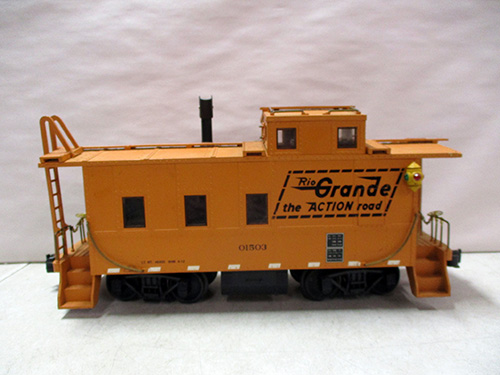 image of Rio Grande HO Scale Caboose Model Train Car