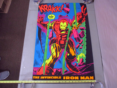 image of 1971 The Invincible Iron Man Marvel Poster