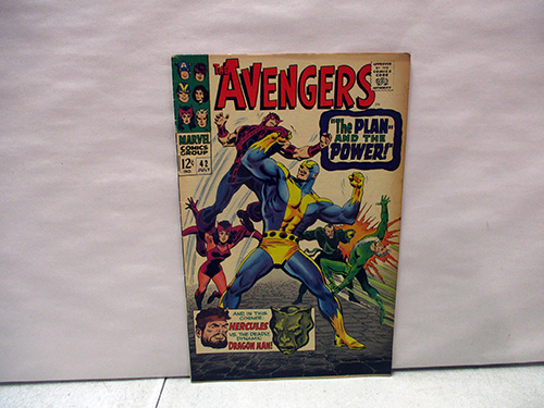 image of Avengers Comic Issue #43 Featuring Marvel Superheroes