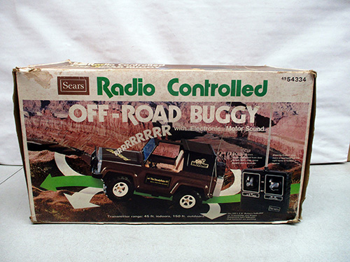 image of Sears Radio-Controlled Off-Road Buggy in Original Box