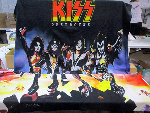 image of KISS Destroyer Album Cover Tapestry