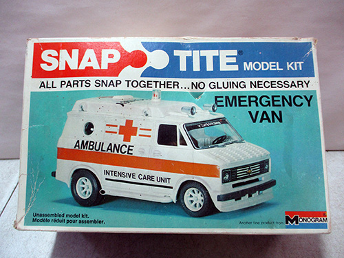 image of Monogram Snap-Tite Emergency Van Model Kit