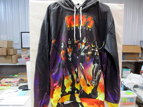 image of KISS 'Destroyer' Hoodie with Band Graphic