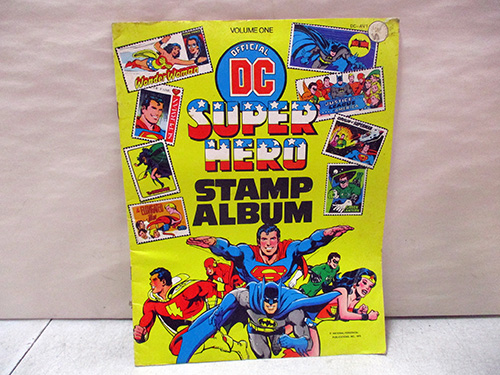 image of DC Super Hero Stamp Album Volume One