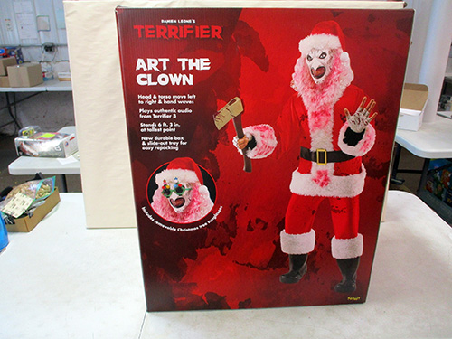 image of Terrifier Art the Clown Christmas Collectible Figure