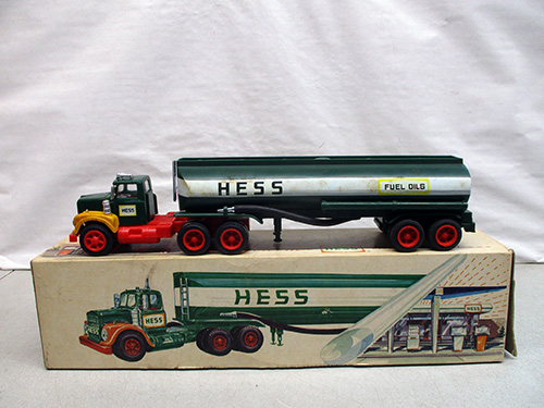 image of 1968 Hess Toy Oil Tanker Truck with Original Box