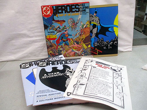 image of DC Heroes Role-Playing Game with Modules Collection
