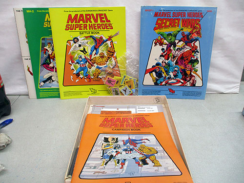 image of TSR Marvel Super Heroes Roleplaying Game Set
