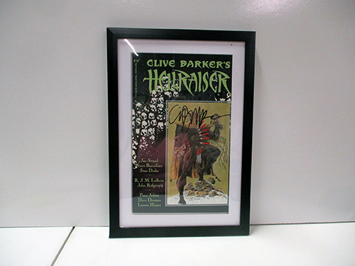 image of Clive Barker's Hellraiser Signed Framed Print