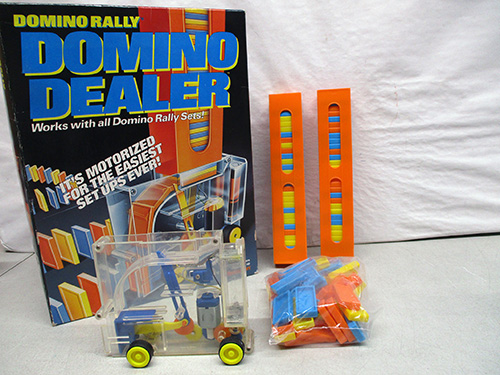 image of Domino Rally Domino Dealer Toy Set