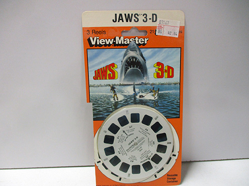 image of View-Master Jaws 3-D 3 Reels Set in Original Packaging