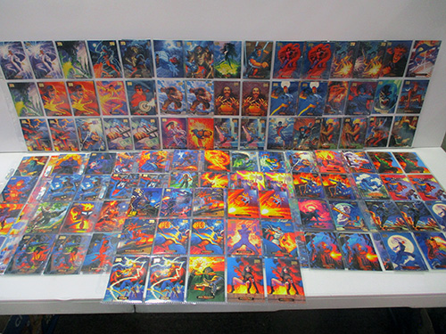 image of Marvel Masterpiece Trading Cards Featuring Various Superheroes