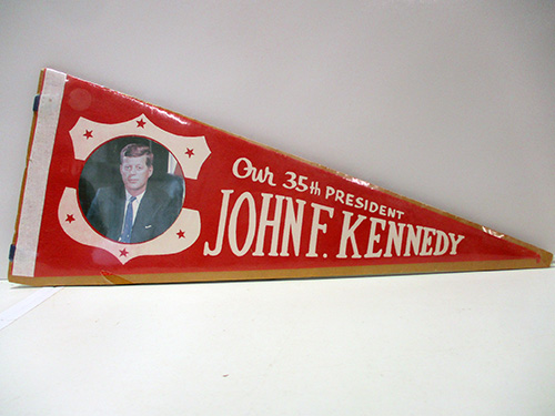 image of John F. Kennedy Presidential Pennant