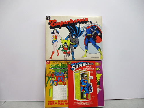 image of Three Superheroes Puzzle Books