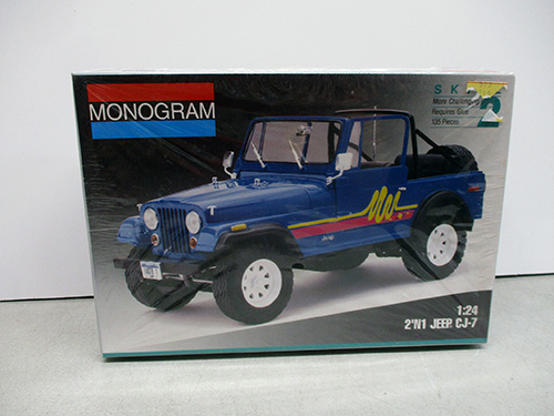 image of Monogram 1:24 Scale Jeep CJ-7 Model Kit