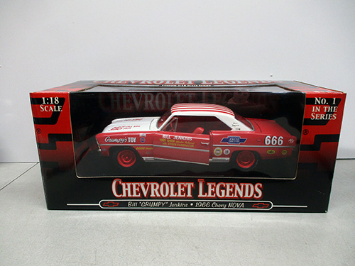 image of 1:18 Scale Chevrolet Legends 1968 Chevy Nova Model 