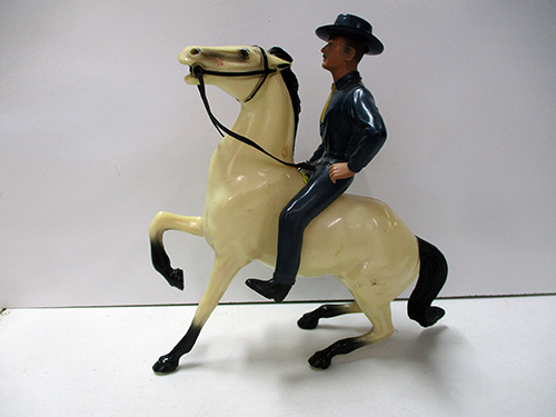 image of Hartland Figurine of Horse and Rider in Military Attire
