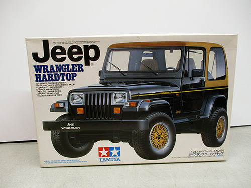 image of Tamiya 1:24 Scale Jeep Wrangler Hardtop Model Kit