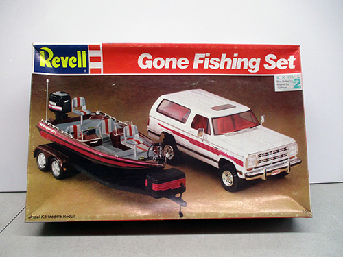 image of Revell Gone Fishing Set Plastic Model Kit