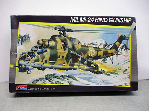 image of Mil Mi-24 Hind Gunship Model Kit