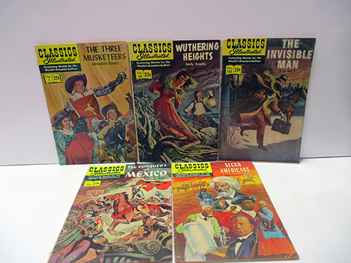 image of Five Classics Illustrated Comic Books