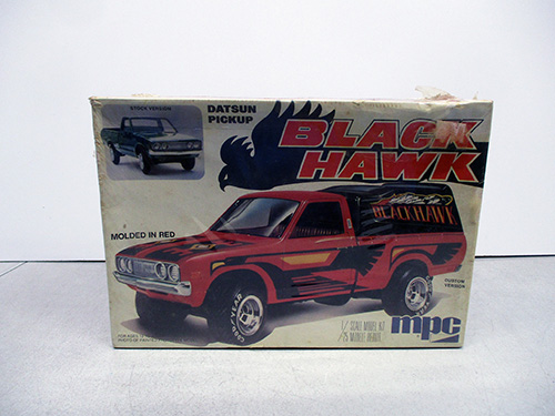 image of MPC Datsun Pickup Black Hawk Model Kit