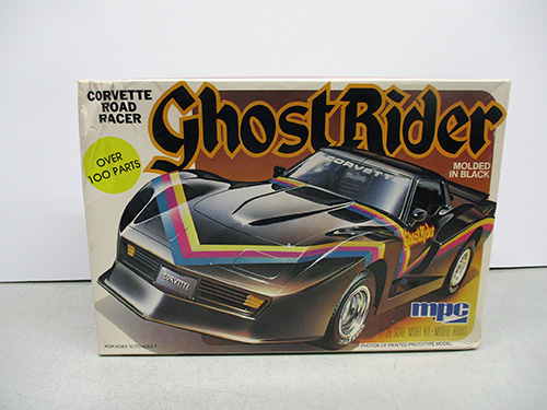 image of MPC Ghost Rider Corvette Model Kit, Sealed