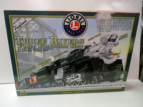 image of Lionel Three Rivers Fast Freight Set with TrainSounds
