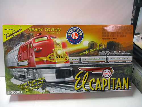 image of Lionel Santa Fe El Capitan Train Set