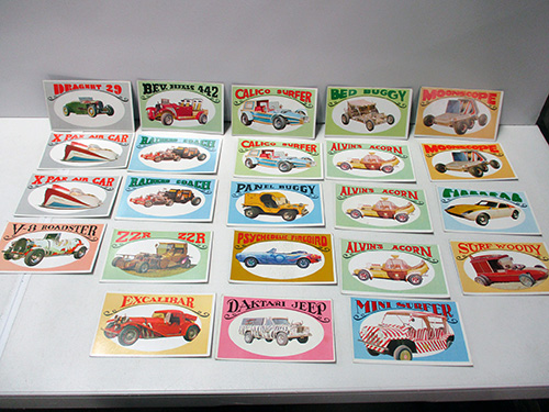 image of 20 1950's Topps Hot Rod and Car Cards